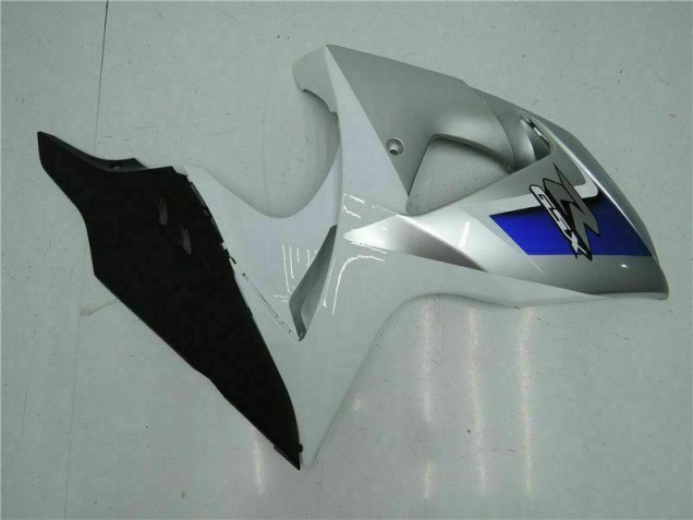 Argent Blanc Carénage Moto Suzuki GSXR 1000 K9 2009-2016 Argent Blanc Carénage Moto Suzuki GSXR 1000 K9 2009-2016