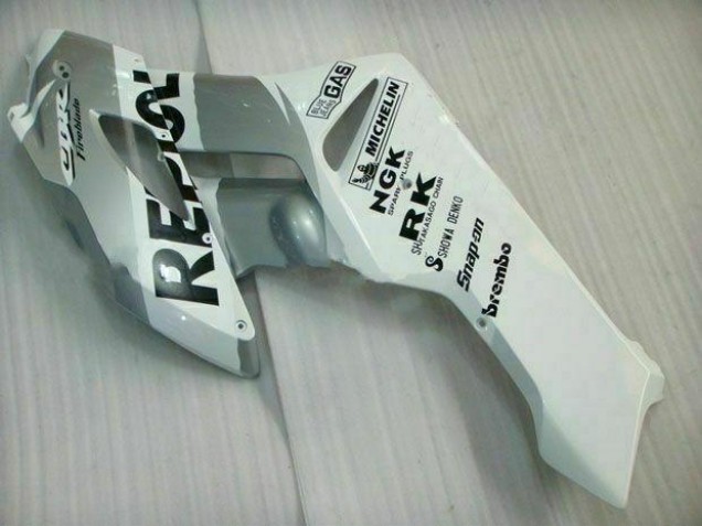 Argent Blanc Repsol Carénage Moto Honda CBR 1000 RR 2004-2005 Argent Blanc Repsol Carénage Moto Honda CBR 1000 RR 2004-2005