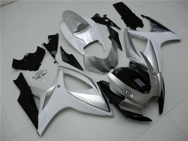Argent Carénages Moto Suzuki GSXR 600 / 750 K6 2006-2007 Argent Carénages Moto Suzuki GSXR 600 / 750 K6 2006-2007