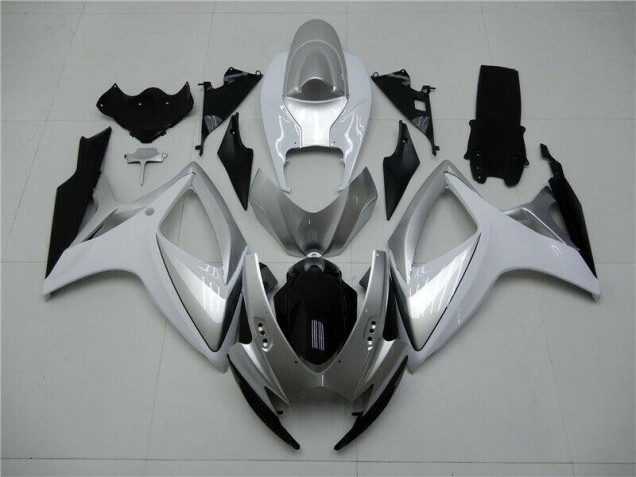 Argent Carénages Moto Suzuki GSXR 600 / 750 K6 2006-2007 Argent Carénages Moto Suzuki GSXR 600 / 750 K6 2006-2007