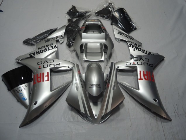 Argent Fiat Carénage Moto Yamaha R1 2002-2003 Argent Fiat Carénage Moto Yamaha R1 2002-2003