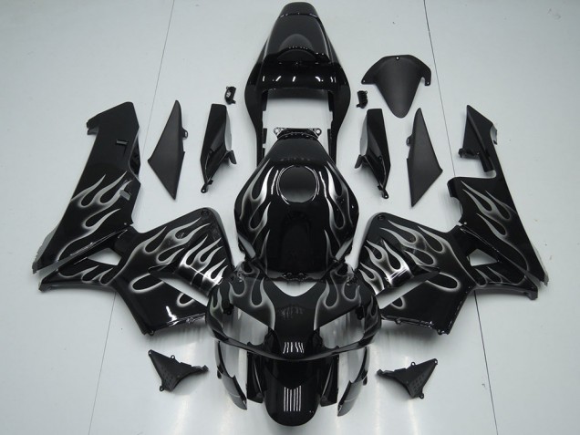 Argent Flamme Carénage Moto Honda CBR 600 RR 2005-2006 Argent Flamme Carénage Moto Honda CBR 600 RR 2005-2006