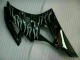Argent Flamme Noir Carénage Moto Yamaha R6 2006-2007 Argent Flamme Noir Carénage Moto Yamaha R6 2006-2007