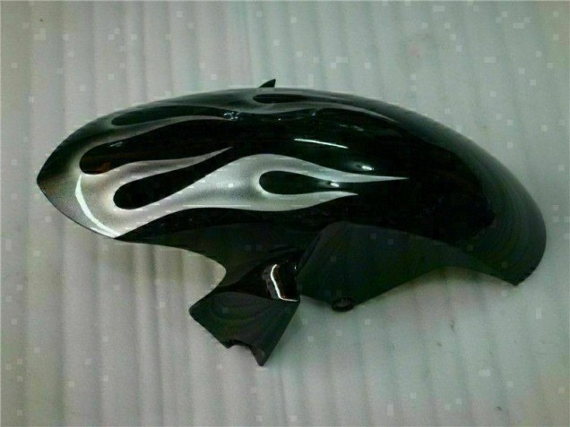 Argent Flamme Noir Carénage Moto Yamaha R6 2006-2007 Argent Flamme Noir Carénage Moto Yamaha R6 2006-2007