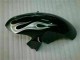 Argent Flamme Noir Carénage Moto Yamaha R6 2006-2007 Argent Flamme Noir Carénage Moto Yamaha R6 2006-2007