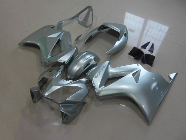 Argent Gris Carénage Moto Honda VFR 800 2002-2013 Argent Gris Carénage Moto Honda VFR 800 2002-2013