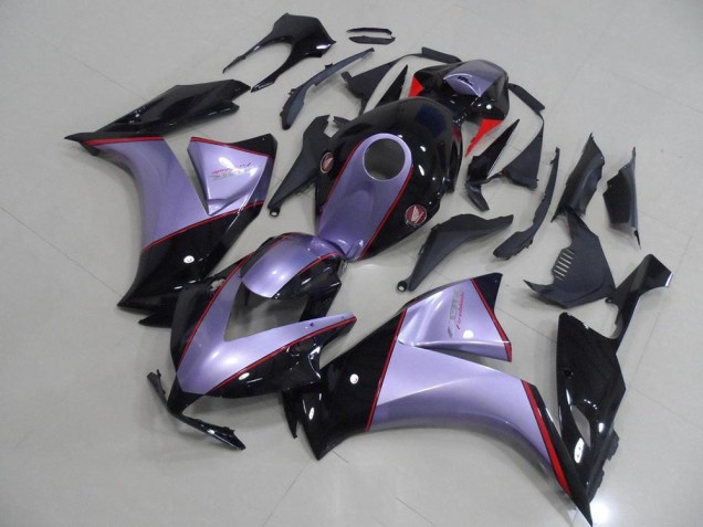Argent Gris avec Noir Brillant Carénage Moto Honda CBR 1000 RR 2012-2016 Argent Gris avec Noir Brillant Carénage Moto Honda CBR 1000 RR 2012-2016