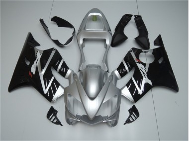 Argent Noir Carénage Moto Honda CBR 600 F4i 2001-2003
