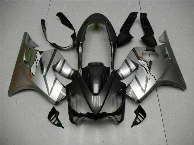 Argent Noir Carénage Moto Honda CBR 600 F4i 2004-2007 Argent Noir Carénage Moto Honda CBR 600 F4i 2004-2007