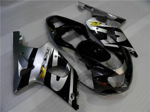 Argent Noir Carénage Moto Suzuki GSXR 1000 K1 2000-2002 Argent Noir Carénage Moto Suzuki GSXR 1000 K1 2000-2002