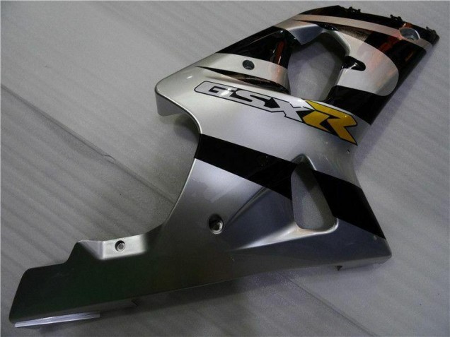 Argent Noir Carénage Moto Suzuki GSXR 1000 K1 2000-2002 Argent Noir Carénage Moto Suzuki GSXR 1000 K1 2000-2002