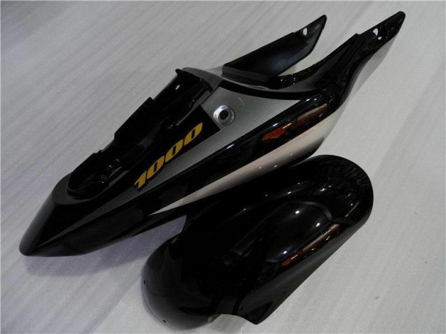 Argent Noir Carénage Moto Suzuki GSXR 1000 K1 2000-2002 Argent Noir Carénage Moto Suzuki GSXR 1000 K1 2000-2002