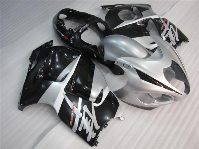 Argent Noir Carénage Moto Suzuki GSXR 1300 Hayabusa 1996-2007 Argent Noir Carénage Moto Suzuki GSXR 1300 Hayabusa 1996-2007