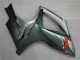 Argent Noir Carénage Moto Suzuki GSXR 600 / 750 K6 2006-2007 Argent Noir Carénage Moto Suzuki GSXR 600 / 750 K6 2006-2007