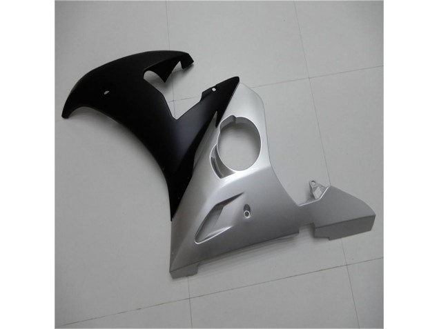 Argent Noir Carénage Moto Yamaha R6 2003-2005 Argent Noir Carénage Moto Yamaha R6 2003-2005