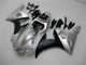 Argent Noir Carénage Moto Yamaha R6 2003-2005 Argent Noir Carénage Moto Yamaha R6 2003-2005