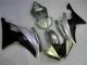 Argent Noir Carénage Moto Yamaha R6 2008-2016 Argent Noir Carénage Moto Yamaha R6 2008-2016