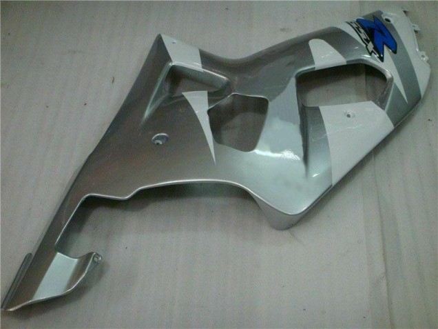 Argent Noir Carénages Moto Suzuki GSXR 600 / 750 K1 K2 K3 2001-2003 Argent Noir Carénages Moto Suzuki GSXR 600 / 750 K1 K2 K3 2001-2003