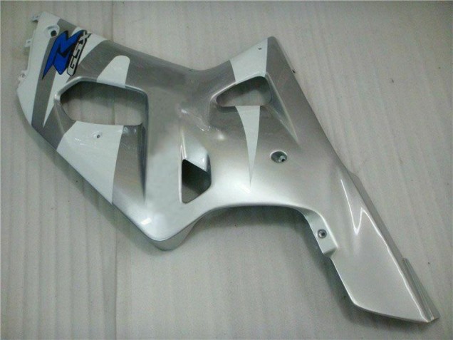 Argent Noir Carénages Moto Suzuki GSXR 600 / 750 K1 K2 K3 2001-2003 Argent Noir Carénages Moto Suzuki GSXR 600 / 750 K1 K2 K3 2001-2003