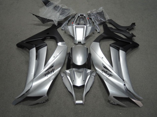 Argent Noir Ninja Carénage Moto Kawasaki ZX10R 2011-2015 Argent Noir Ninja Carénage Moto Kawasaki ZX10R 2011-2015