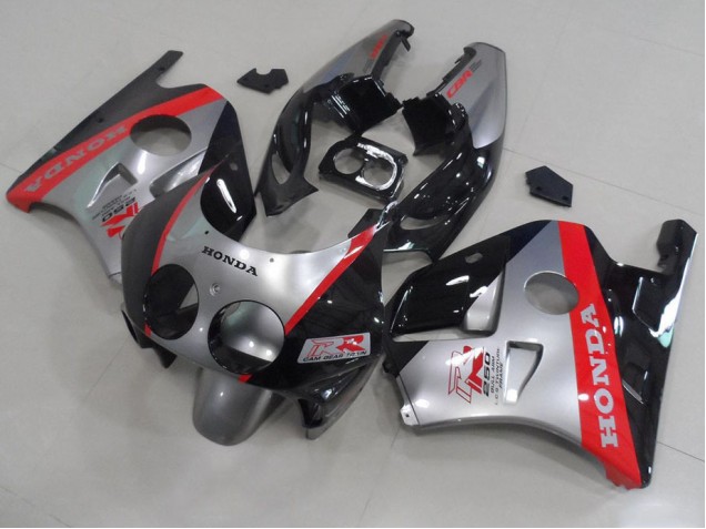 Argent Noir Rouge Carénage Moto Honda CBR 250 RR MC22 1991-1998