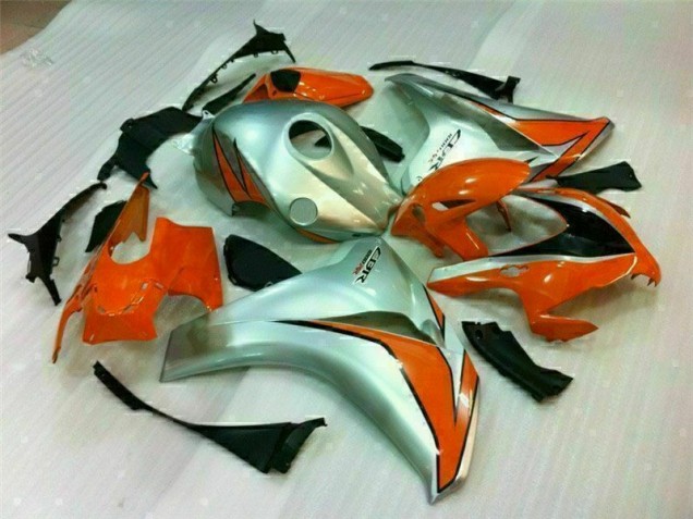 Argent Orange Carénage Moto Honda CBR 1000 RR 2008-2011 Argent Orange Carénage Moto Honda CBR 1000 RR 2008-2011