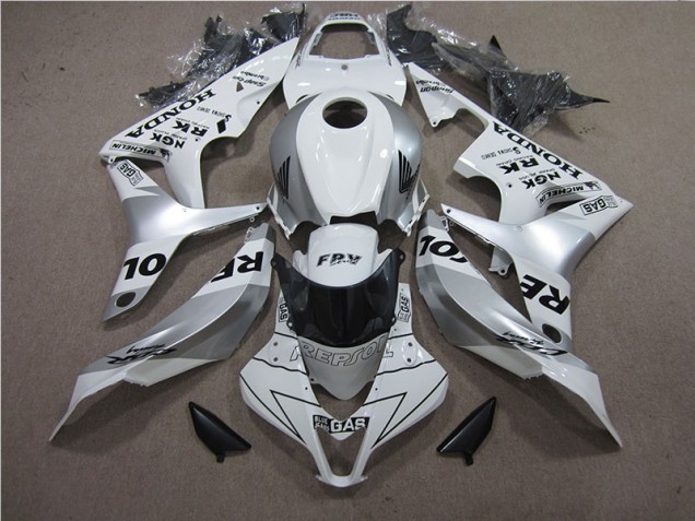 Argent Repsol Carénage Moto Honda CBR 600 RR 2007-2008 Argent Repsol Carénage Moto Honda CBR 600 RR 2007-2008