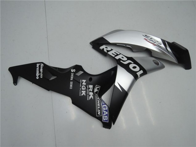 Argent Repsol Noir Carénage Moto Honda CBR 600 RR 2007-2008 Argent Repsol Noir Carénage Moto Honda CBR 600 RR 2007-2008