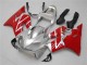 Argent Rouge Carénage Moto Honda CBR 600 F4i 2001-2003 Argent Rouge Carénage Moto Honda CBR 600 F4i 2001-2003