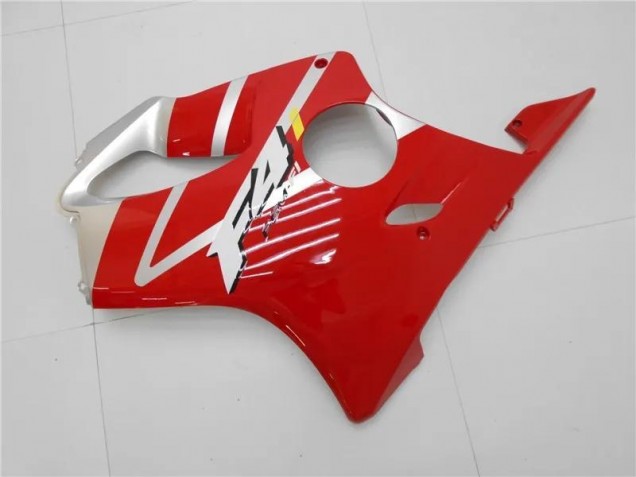 Argent Rouge Carénage Moto Honda CBR 600 F4i 2001-2003 Argent Rouge Carénage Moto Honda CBR 600 F4i 2001-2003
