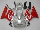 Argent Rouge Carénage Moto Honda CBR 600 F4i 2001-2003 Argent Rouge Carénage Moto Honda CBR 600 F4i 2001-2003
