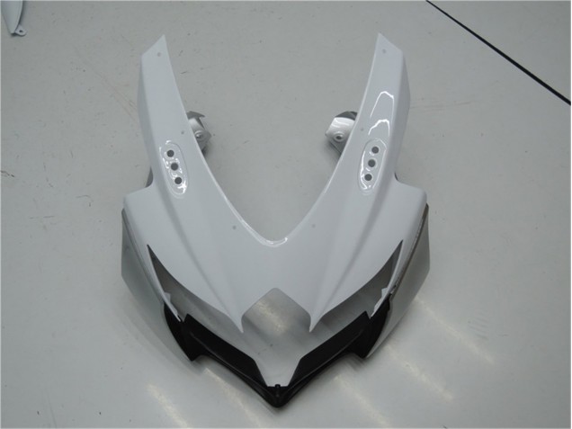 Blanc Argent Bleu Carénage Moto Suzuki GSXR 600 / 750 K8 2008-2010 Blanc Argent Bleu Carénage Moto Suzuki GSXR 600 / 750 K8 2008-2010