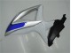 Blanc Argent Bleu Carénage Moto Suzuki GSXR 600 / 750 K8 2008-2010 Blanc Argent Bleu Carénage Moto Suzuki GSXR 600 / 750 K8 2008-2010