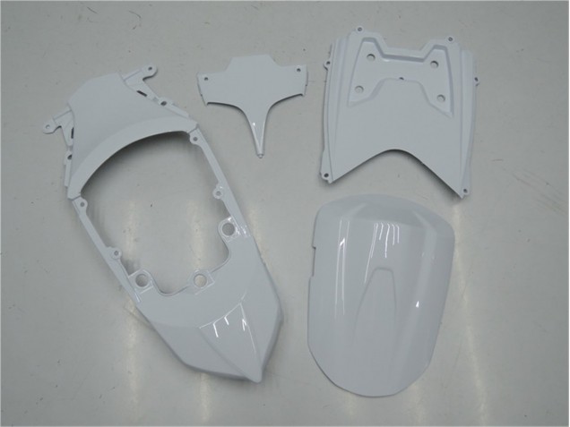 Blanc Argent Bleu Carénage Moto Suzuki GSXR 600 / 750 K8 2008-2010 Blanc Argent Bleu Carénage Moto Suzuki GSXR 600 / 750 K8 2008-2010
