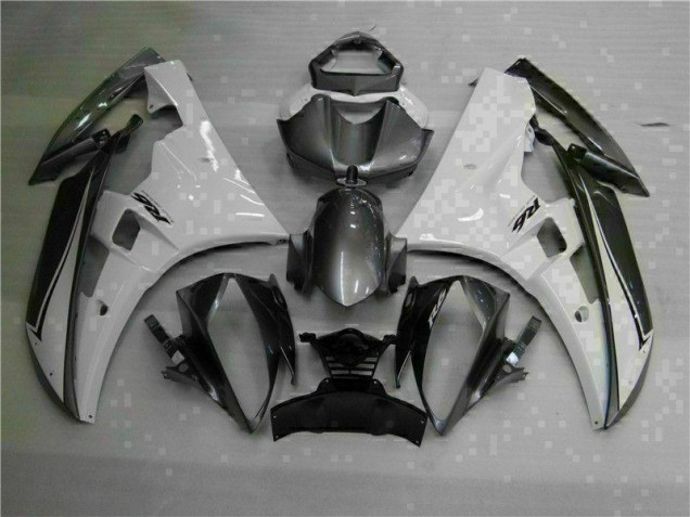 Blanc Argent Carénage Moto Yamaha R6 2006-2007 Blanc Argent Carénage Moto Yamaha R6 2006-2007