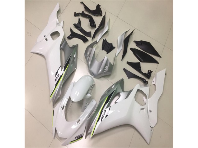 Blanc Argent Carénage Moto Yamaha R6 2017-2023 Blanc Argent Carénage Moto Yamaha R6 2017-2023