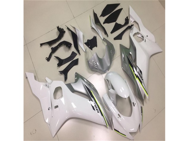 Blanc Argent Carénage Moto Yamaha R6 2017-2023 Blanc Argent Carénage Moto Yamaha R6 2017-2023