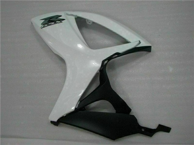 Blanc Argent Carrosserie Moto Suzuki GSXR 600 / 750 K6 2006-2007 Blanc Argent Carrosserie Moto Suzuki GSXR 600 / 750 K6 2006-2007