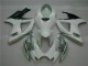 Blanc Argent Carrosserie Moto Suzuki GSXR 600 / 750 K6 2006-2007 Blanc Argent Carrosserie Moto Suzuki GSXR 600 / 750 K6 2006-2007