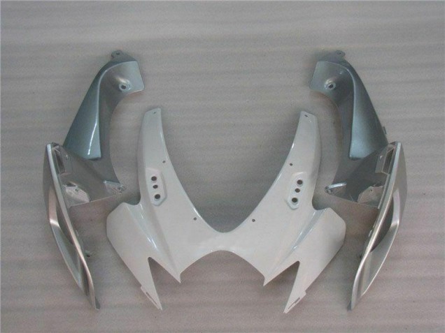 Blanc Argent Kit Carénages Motos Complet Suzuki GSXR 600 / 750 K6 2006-2007 Blanc Argent Kit Carénages Motos Complet Suzuki GSXR 600 / 750 K6 2006-2007