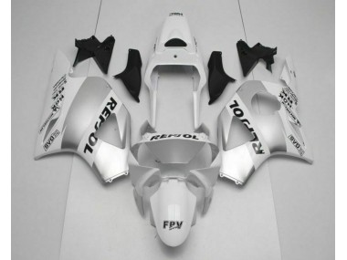 Blanc Argent Noir Repsol Carénage Moto Honda CBR 900 RR 954RR 2002-2003