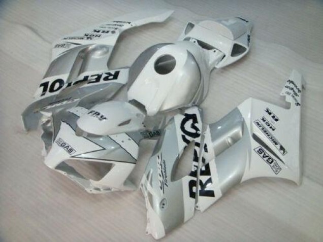 Blanc Argent Noir Repsol Carénages Moto Honda CBR 1000 RR 2004-2005 Blanc Argent Noir Repsol Carénages Moto Honda CBR 1000 RR 2004-2005
