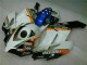 Blanc Bleu Carénage Moto Honda CBR 1000 RR 2004-2005 Blanc Bleu Carénage Moto Honda CBR 1000 RR 2004-2005
