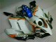 Blanc Bleu Carénage Moto Honda CBR 1000 RR 2004-2005 Blanc Bleu Carénage Moto Honda CBR 1000 RR 2004-2005