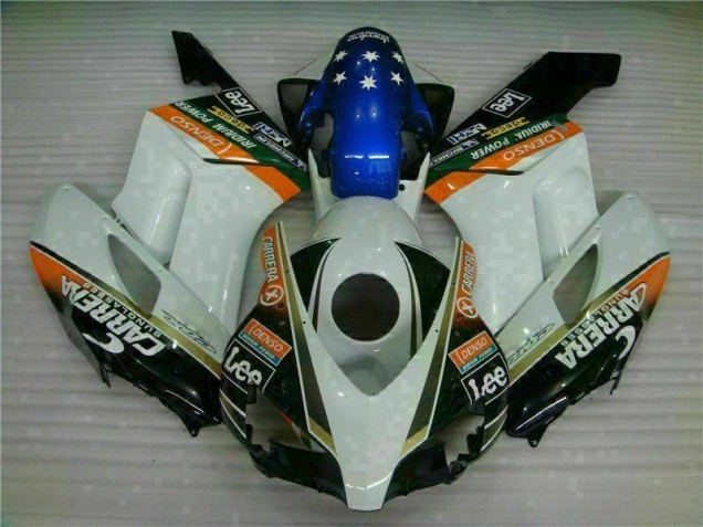 Blanc Bleu Carénage Moto Honda CBR 1000 RR 2004-2005 Blanc Bleu Carénage Moto Honda CBR 1000 RR 2004-2005