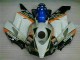 Blanc Bleu Carénage Moto Honda CBR 1000 RR 2004-2005 Blanc Bleu Carénage Moto Honda CBR 1000 RR 2004-2005