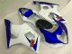 Blanc Bleu Carénage Moto Suzuki GSXR 1000 K3 2003-2004 Blanc Bleu Carénage Moto Suzuki GSXR 1000 K3 2003-2004