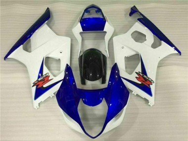 Blanc Bleu Carénage Moto Suzuki GSXR 1000 K3 2003-2004