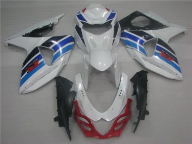Blanc Bleu Carénage Moto Suzuki GSXR 1000 K9 2009-2016