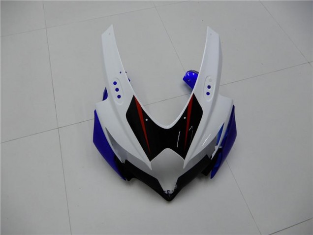 Blanc Bleu Carénage Moto Suzuki GSXR 600 / 750 K8 2008-2010 Blanc Bleu Carénage Moto Suzuki GSXR 600 / 750 K8 2008-2010